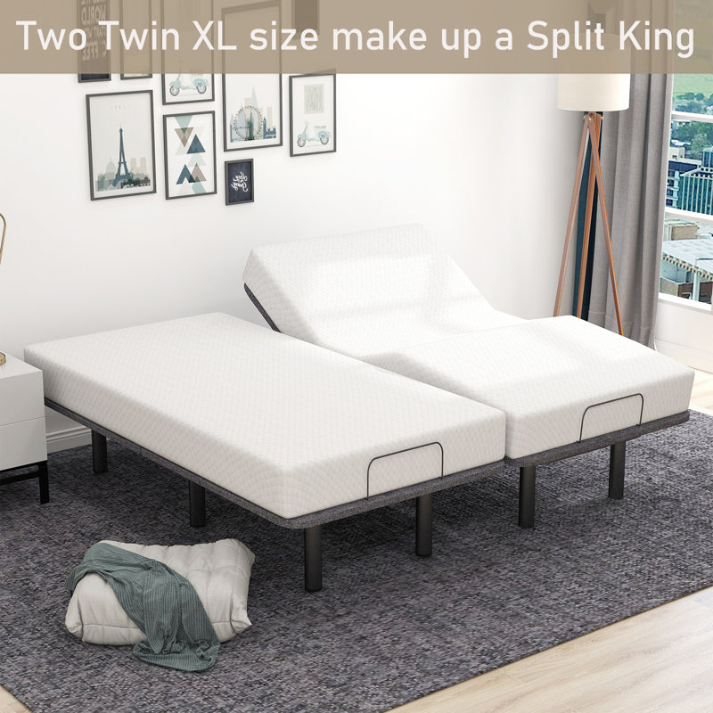 Alwyn Home Zero Gravity Adjustable Bed Frame with Wireless Remote, Head